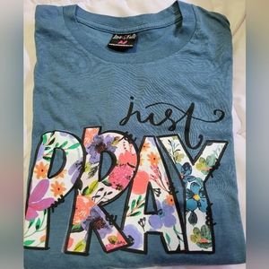 3/$35 Women's Christian T-shirt Size Medium Super Soft